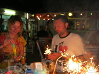 Наши гости отмечают Старый Новый год на острове Самет.
Празднуем День рождение на острове Баунти