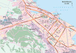 Карта Махачкалы с улицами