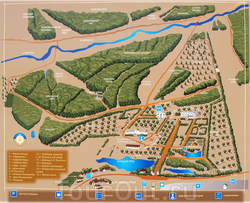 Карта музея-заповедника Ясная Поляна
