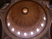 Купол собора святого Петра внутри