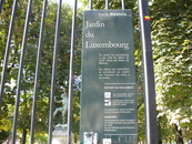 Вход в Люксембургский сад