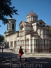Храм Иоанна Предтечи в центре Керчи. Своей архитектурой он напомнил мне старинные сооружения в Несебре в Болгарии.