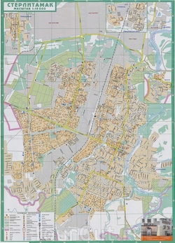 Карта Стерлитамака с нумерацией домов