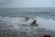 Новый Афон, море