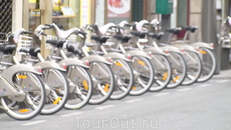 Сначала думали что велосипеды только в Париже, а потом увидели их и в Лионе, и Милане, и в Марселе и ещё где то.