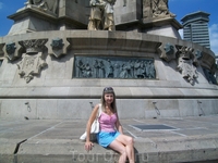 Барселона. Памятник Колумба.