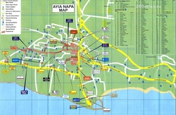 Карта Айя-Напы