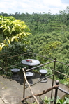 Здесь, на скале над бамбуковым лесом, мы дегустировали балийские сорта кофе 