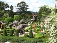Тропический парк ландшафтного дизайна Нонг Нуч