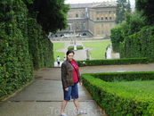 Форенция. Палаццо Питти. Сады Боболи под дождем. 