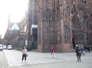 Cathédrale Notre-Dame de Strasbourg. Весь в кадр не помещается - огромный и безумно красивый...