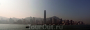 Дневная панорама Гонконга с видом на Central....