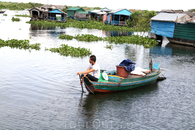 Камбоджа
Незаменимое средство передвижения, если вы живете на озере