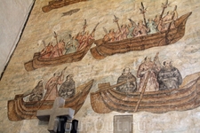 Внутри собора Успения. Росписи в Соборе, выполненные предположительно художниками из Китая в ранний период развития торговли с испанцами.