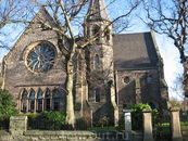Местная  небольшая церквушка в одном из тихих районов Эдинбурга.