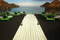 Черный пляж Санторини - Перисса