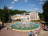 Комплекс фонтанов у главного входа с Театральной площади