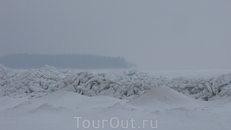 Море со стороны Латвии было все таким же холодным, так что искупаться мне не удалось.