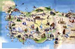 Карта Турции для туристов