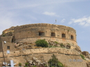 Вид на крепость Спиналонга с кораблика
