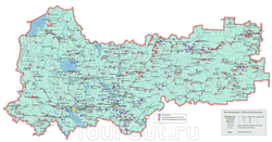 Карта дорог Вологодской области