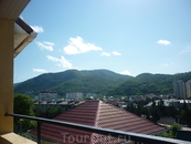 Вид с балкона на горы в п.Лазаревское