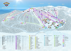 Карта Шерегеша для туристов