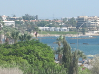 вид на главную набережную Пафоса