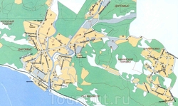 Карта Дагомыса