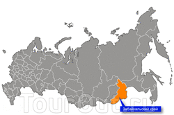 Забайкальский край на карте