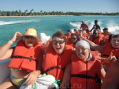 Speed boat from island Saona to La Romana