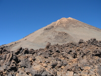 Pico del Teide, 3718 метров
Простым же туристам разрешено подниматься только на 3555 метров