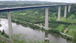трасса А61 мост через Рейн