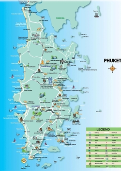 Карта Пхукета на русском