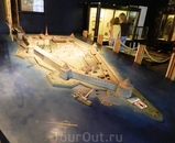 Крепость орешек в уменьшенном варианте в музее Петропавловской крепости