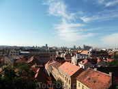 Панорама Загреба. Вид от башни Лотршчак