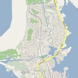 Карта Сестрорецка с улицами