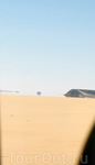 Мираж в пустыне по дороге из Абу Симбел в Асуан