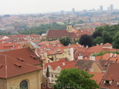 Прага со стен Пражского града