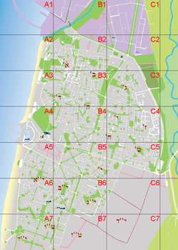 Карта города Ашдод