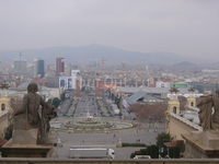 Barselona, view from The National Art Museum of Catalonia