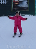 Ставим младшую дочь на лыжи
