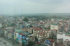 Столица Вьетнама Ханой с 12-го этажа гостиницы.