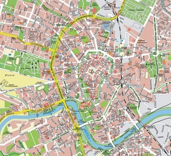 Карта Кракова