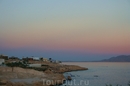 радужный закат на Синайском полуострове