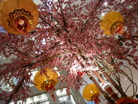 торговый центр в Куала-Лумпуре готов к встрече китайского нового года