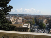 Вид на Рим из музея