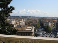 Вид на Рим из музея