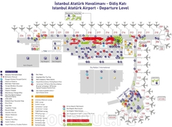 Схема аэропорта Ататюрка