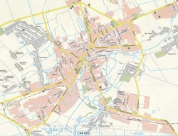Карта Слуцка с улицами